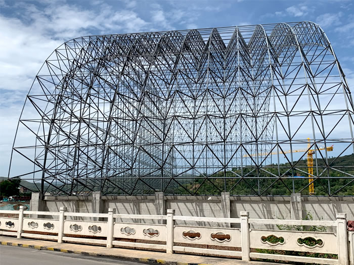 固原山寨矿储煤棚网架
